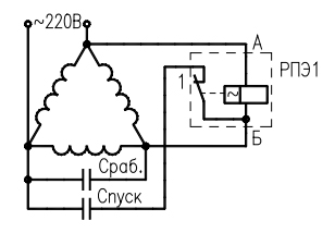 Рекомендуемая схема включения  РПЭ-1