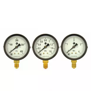 Манометр 600 кПа (6 бар)  63 мм; М12х1,5 фото 1