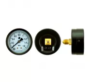 Манометр 400 кПа (4 бара)  63 мм; осевой; G1/4 фото